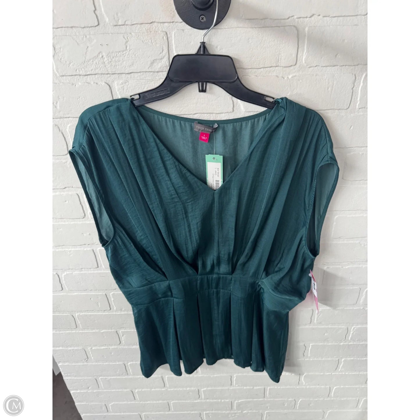 Top Sleeveless By Vince Camuto In Green, Size: L