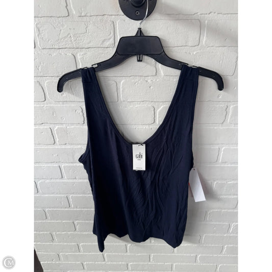 Top Sleeveless Basic By Cabi In Blue, Size: L