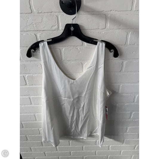 Top Sleeveless Basic By Ekouaer In White, Size: L