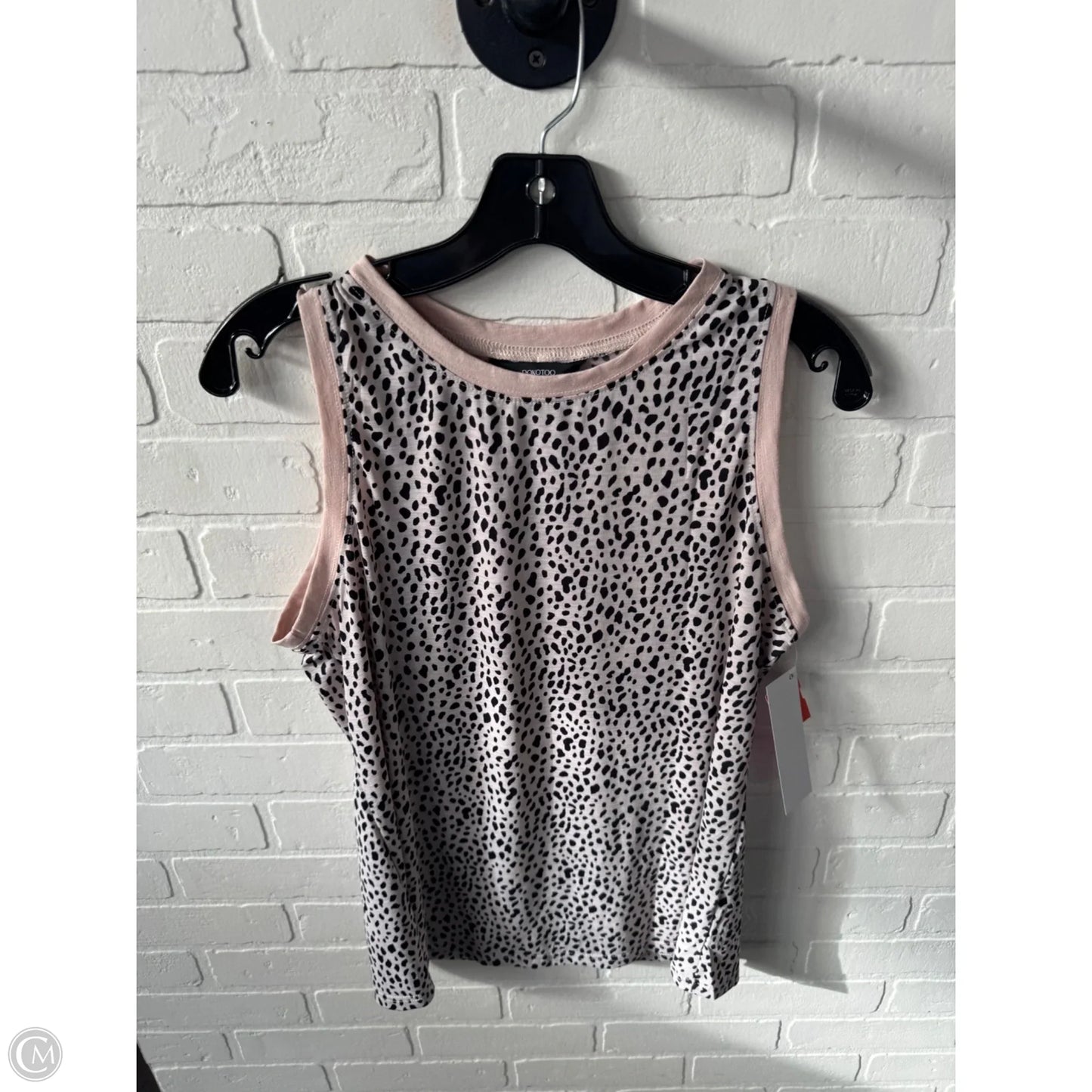 Top Sleeveless By Dokotoo In Black & Pink, Size: M