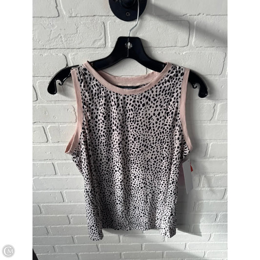 Top Sleeveless By Dokotoo In Black & Pink, Size: M