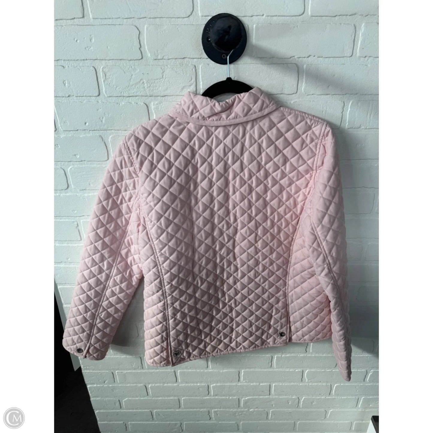 Coat Puffer & Quilted By Lauren By Ralph Lauren In Pink, Size: L