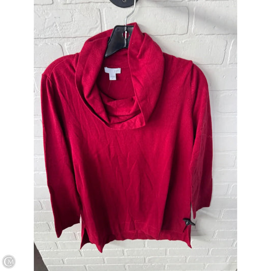 Sweater By J. Jill In Red, Size: M