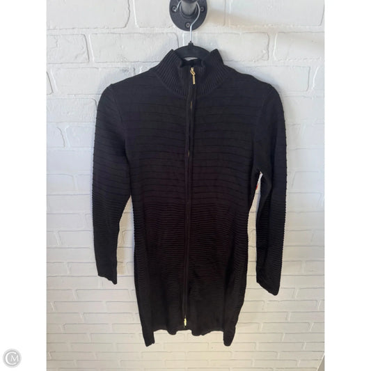 Dress Sweater By Calvin Klein In Black & Gold, Size: M