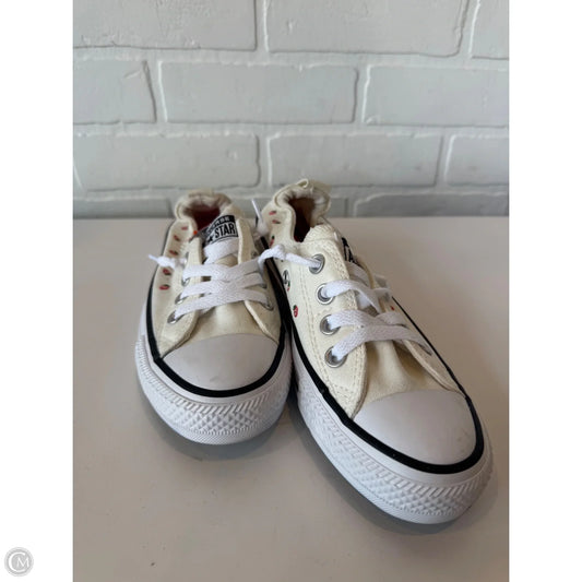 Shoes Sneakers By Converse In Red & White, Size: 6