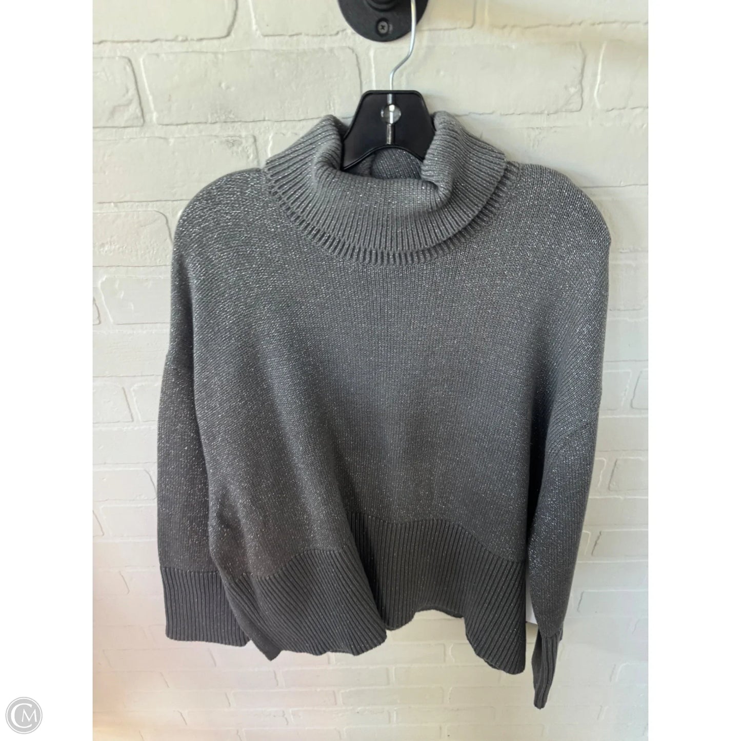 Sweater By Gap In Silver, Size: Xl
