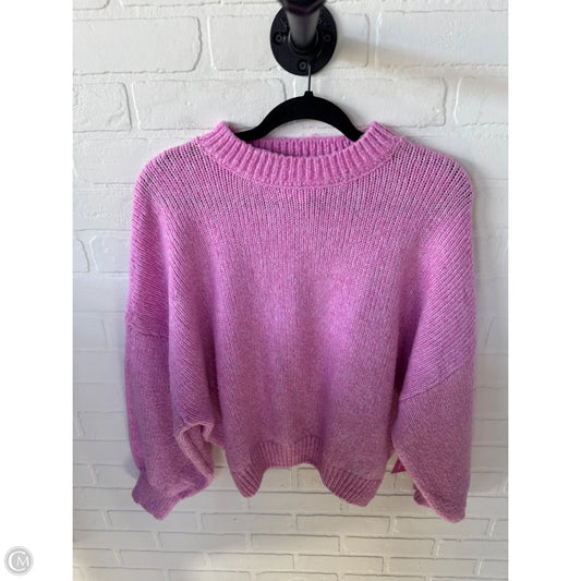 Sweater By Pink Rose In Pink, Size: L