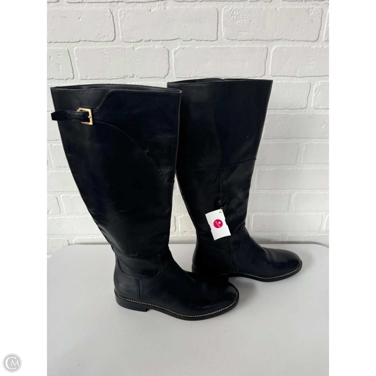 Boots Knee Flats By Cole-haan In Black, Size: 7.5