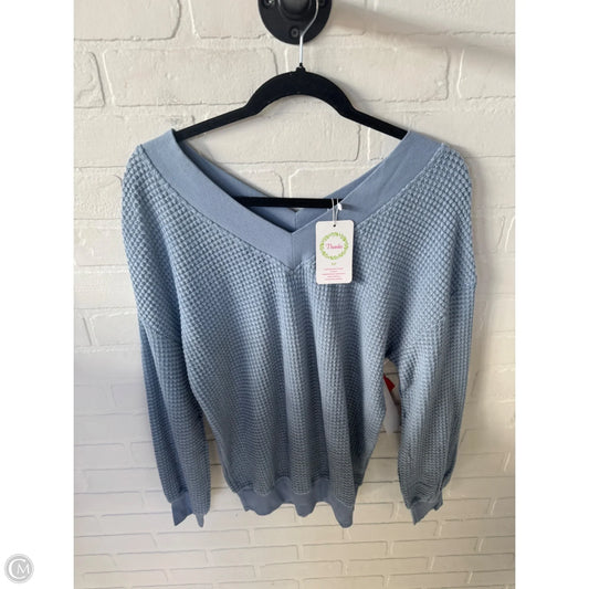 Sweatshirt Crewneck By Clothes Mentor In Blue, Size: S