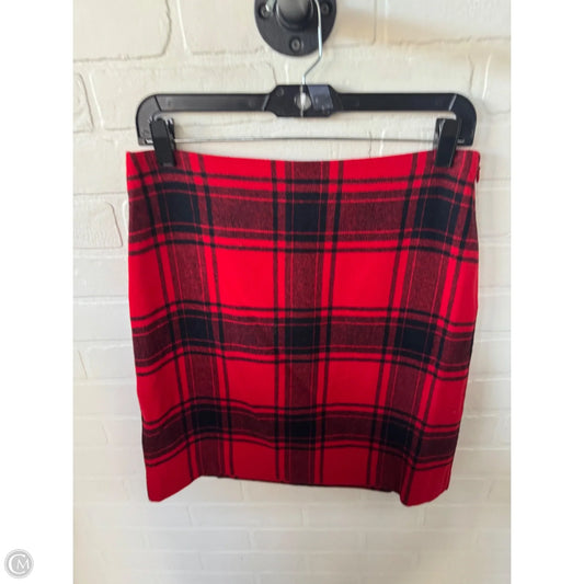 Skirt Mini & Short By Talbots In Black & Red, Size: 2