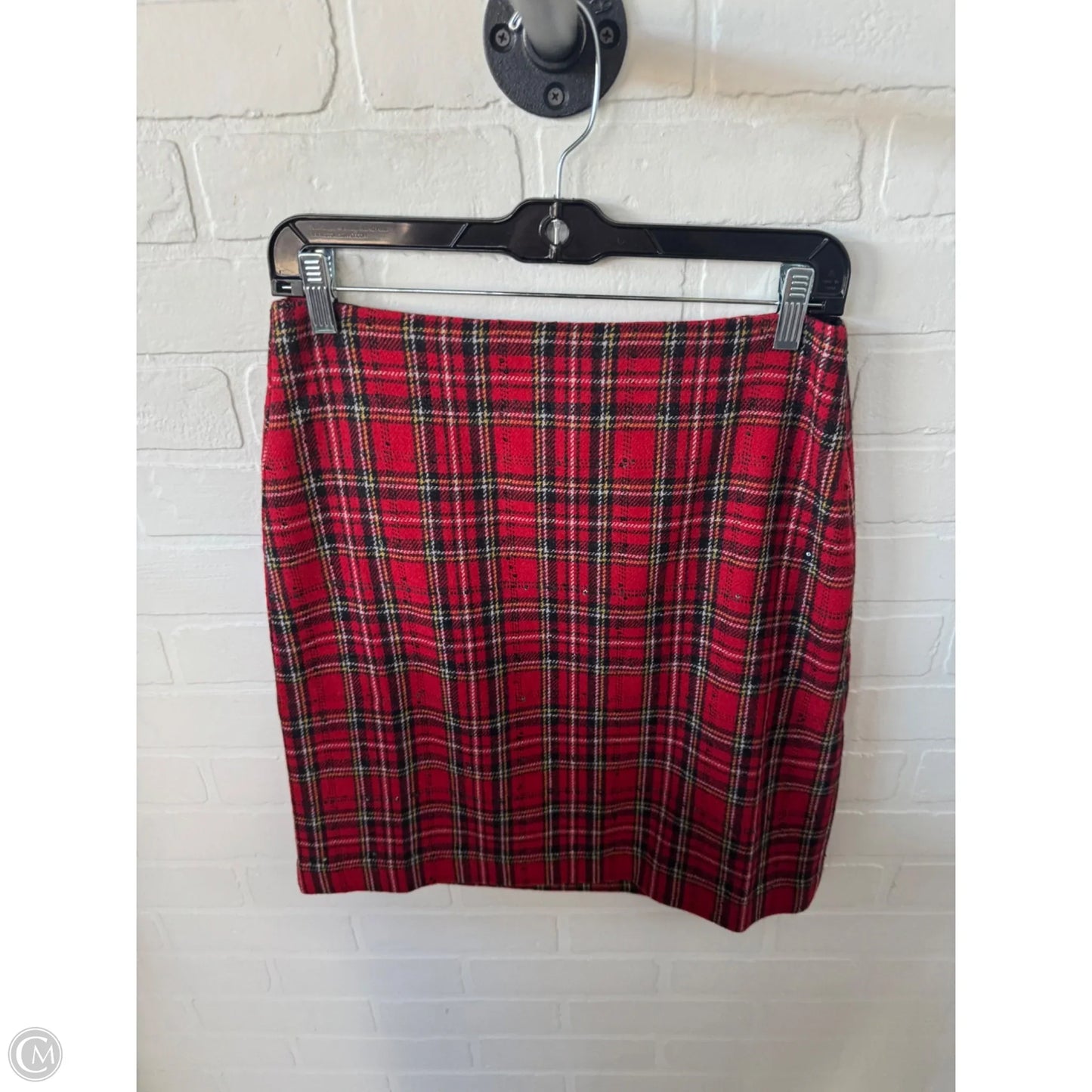 Skirt Mini & Short By Talbots In Black & Red, Size: 2
