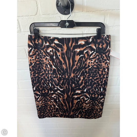 Skirt Mini & Short By Talbots In Animal Print, Size: 6