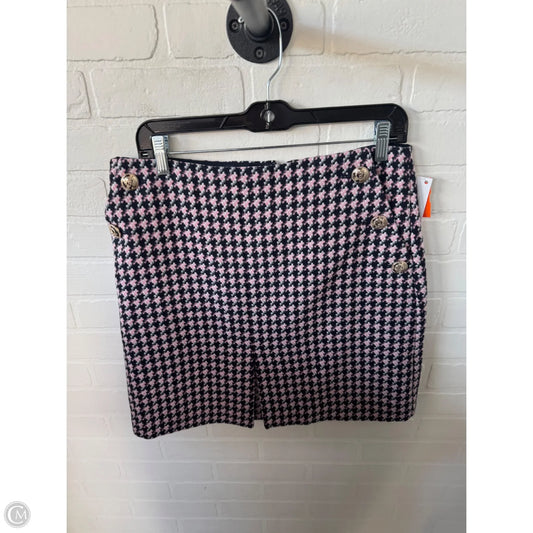 Skirt Mini & Short By Ann Taylor In Blue & Pink, Size: 6