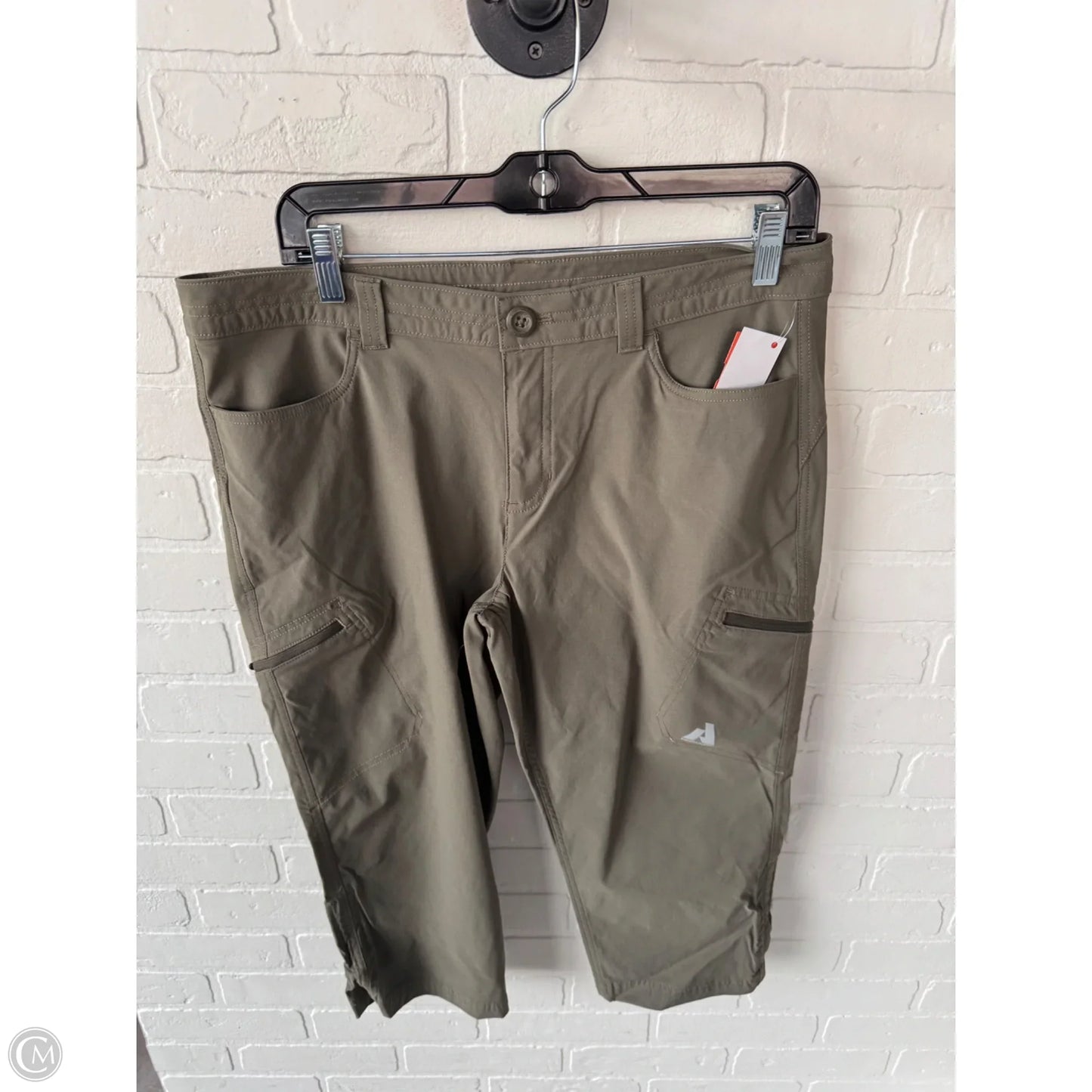 Capris By Eddie Bauer In Green, Size: 12