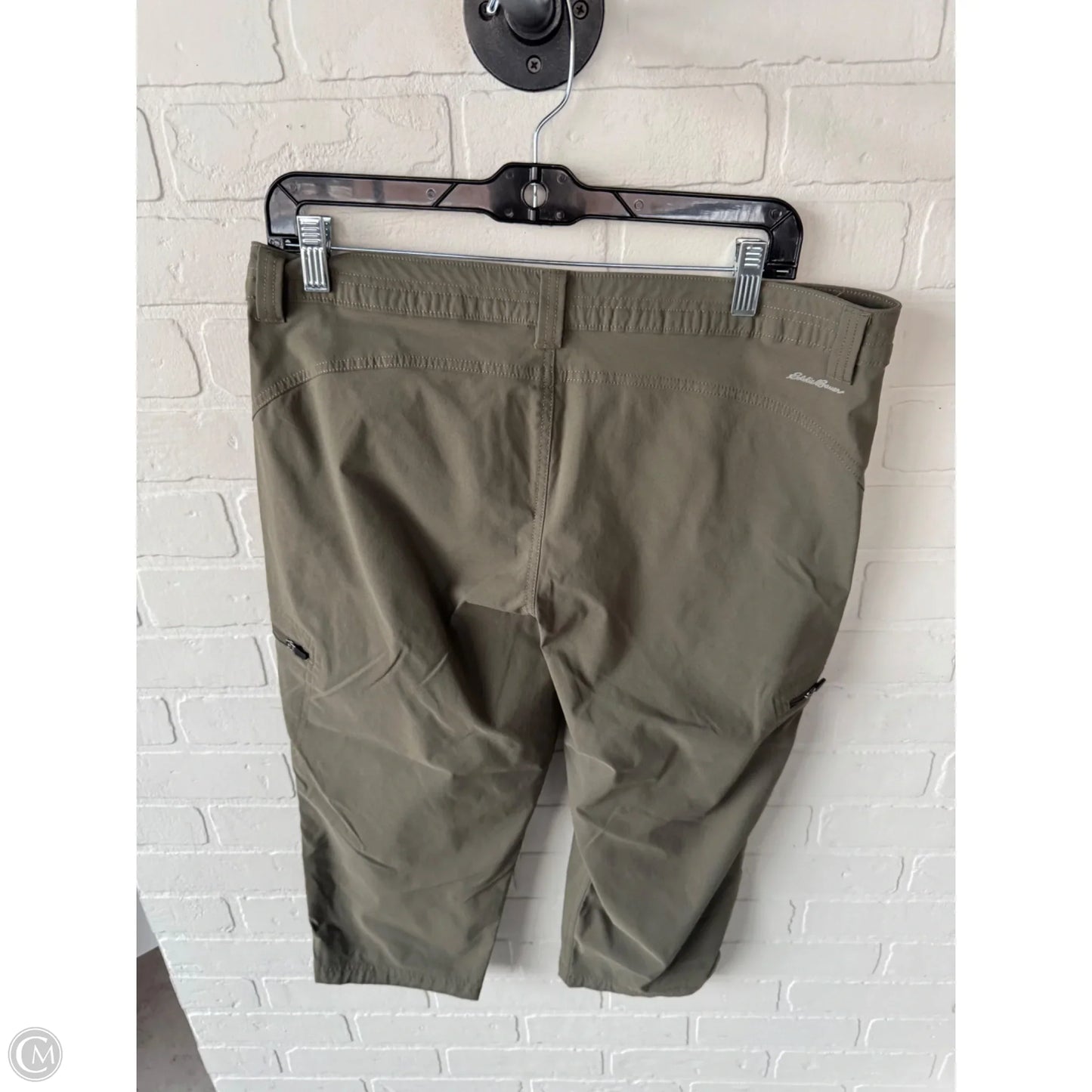 Capris By Eddie Bauer In Green, Size: 12