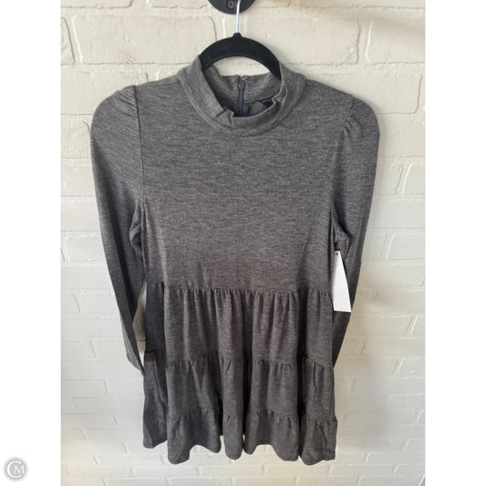 Dress Casual Short By Ann Taylor In Grey, Size: Xsp
