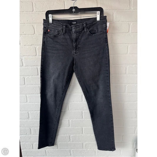 Jeans Skinny By Hudson In Black Denim, Size: 10