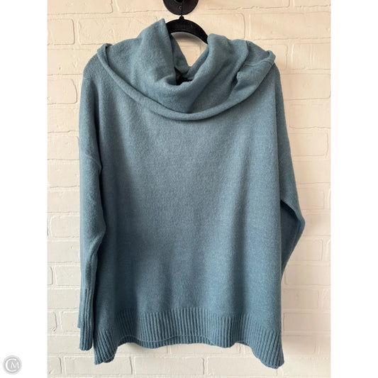 Sweater By Joan Vass In Blue, Size: Xl