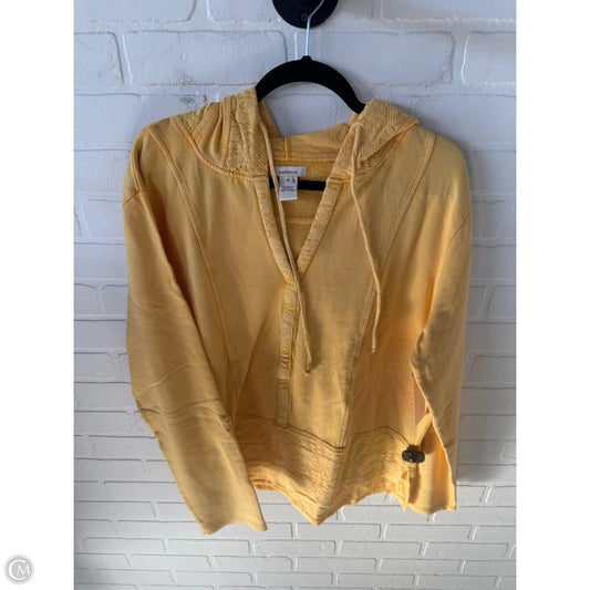 Sweatshirt Hoodie By Sundance In Yellow, Size: Xl