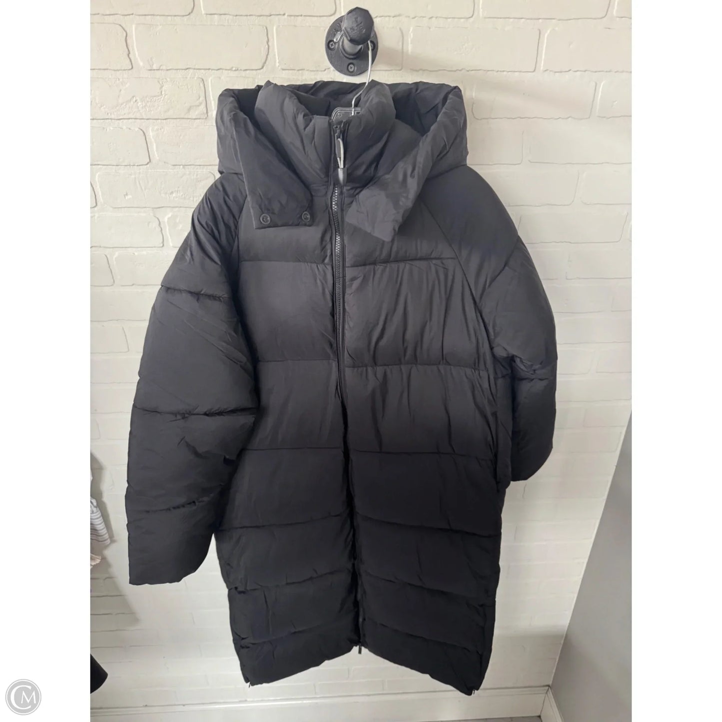Coat Parka By Zara In Black, Size: L