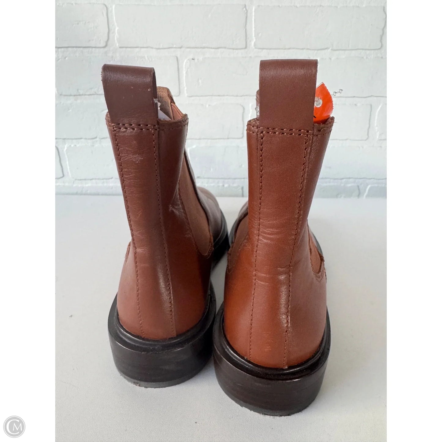 Boots Ankle Flats By Madewell In Brown, Size: 7