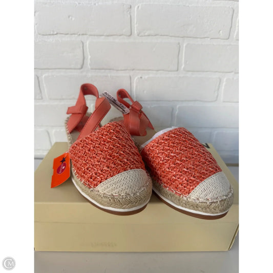 Shoes Flats By Anne Klein In Orange & Tan, Size: 8