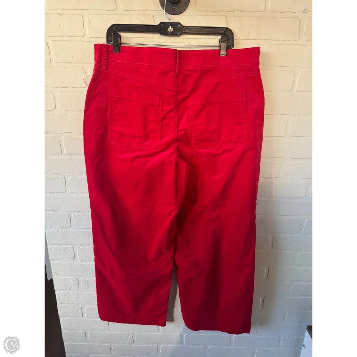 Pants Corduroy By St Johns Bay In Red, Size: 16