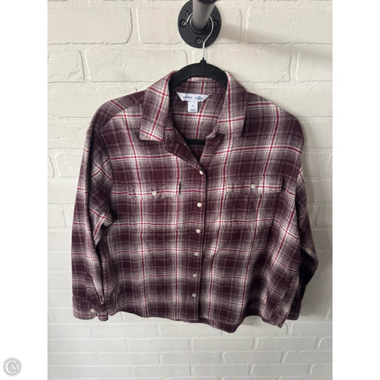 Top Long Sleeve By Old Navy In Maroon, Size: M