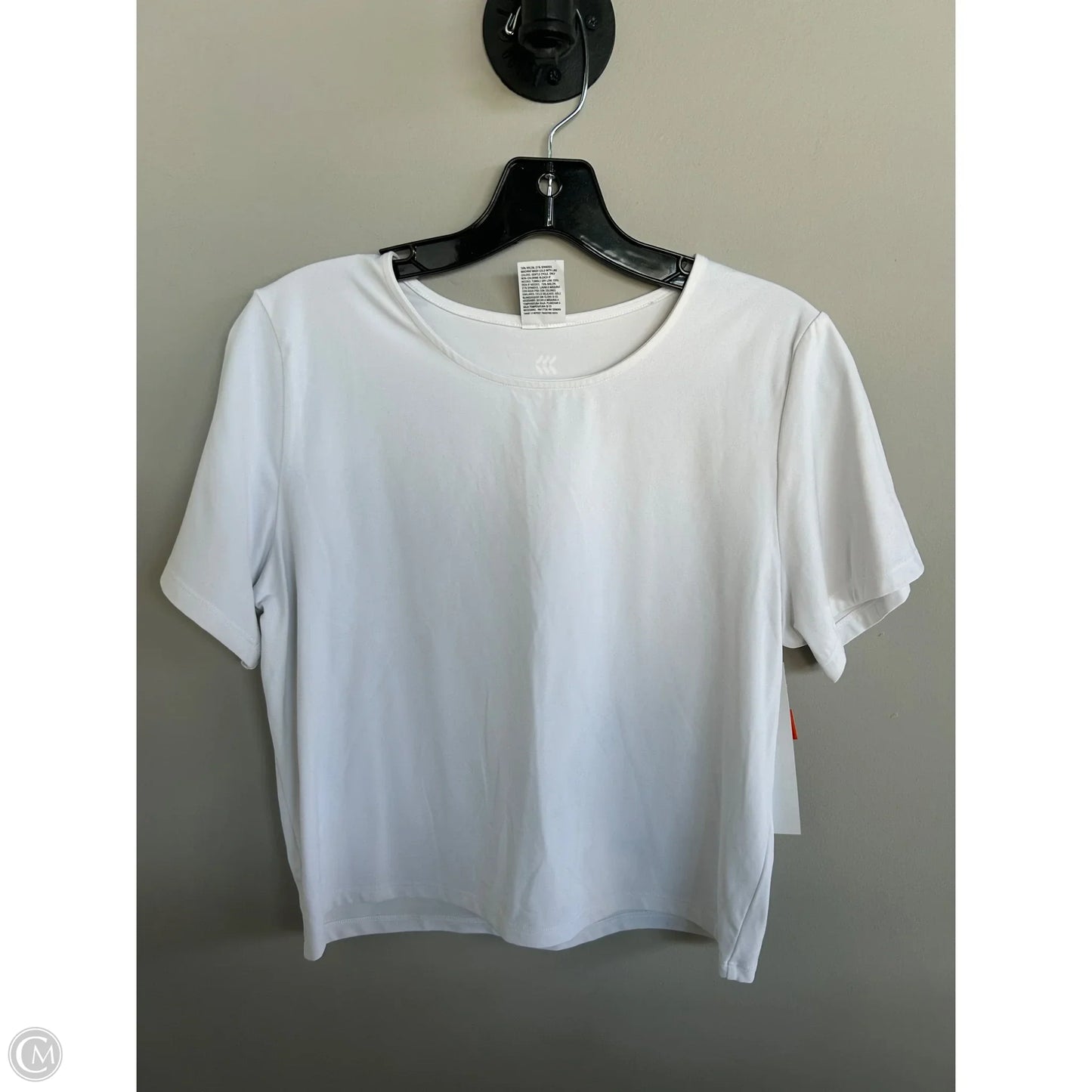 Athletic Top Short Sleeve By All In Motion In White, Size: Xl