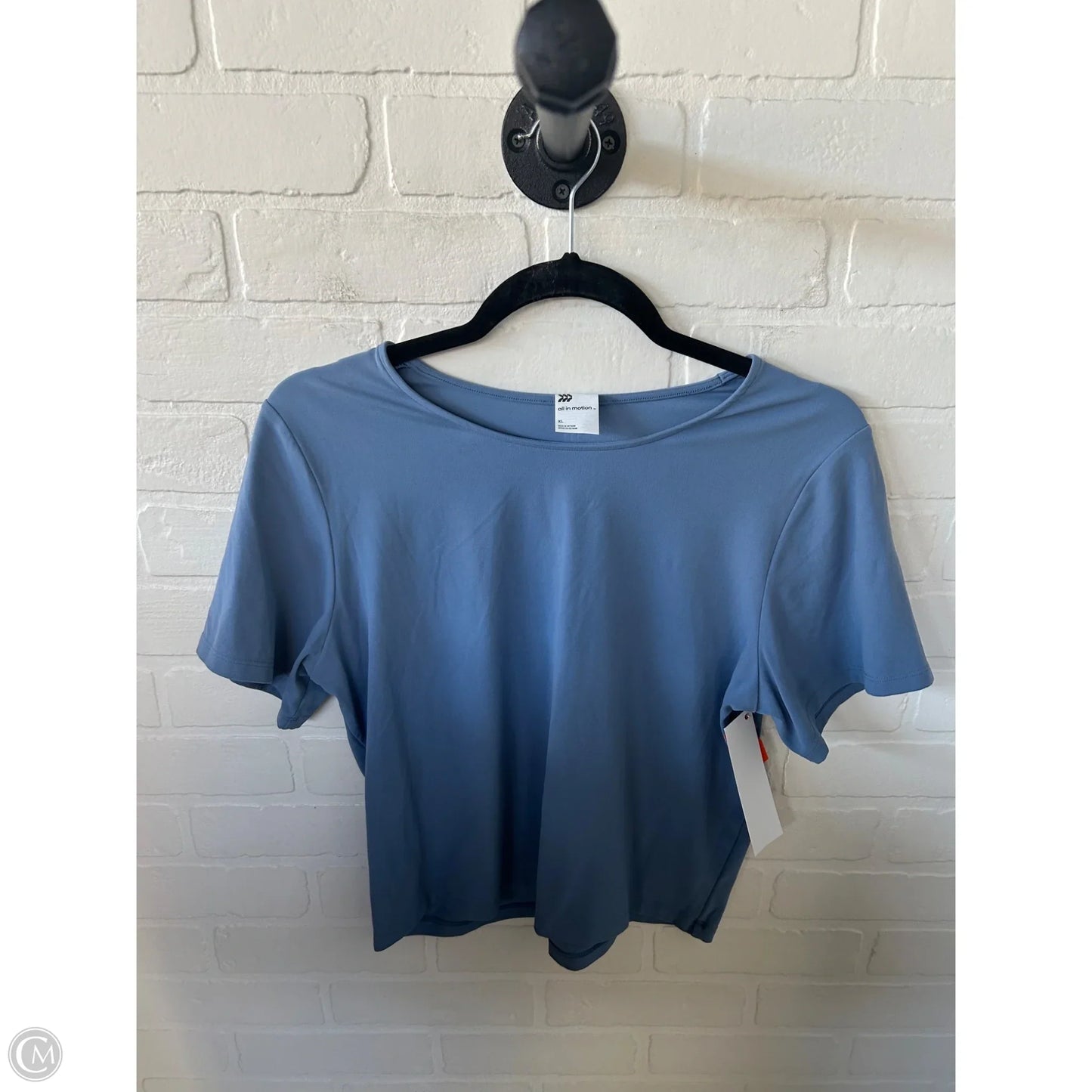 Athletic Top Short Sleeve By All In Motion In Blue, Size: Xl