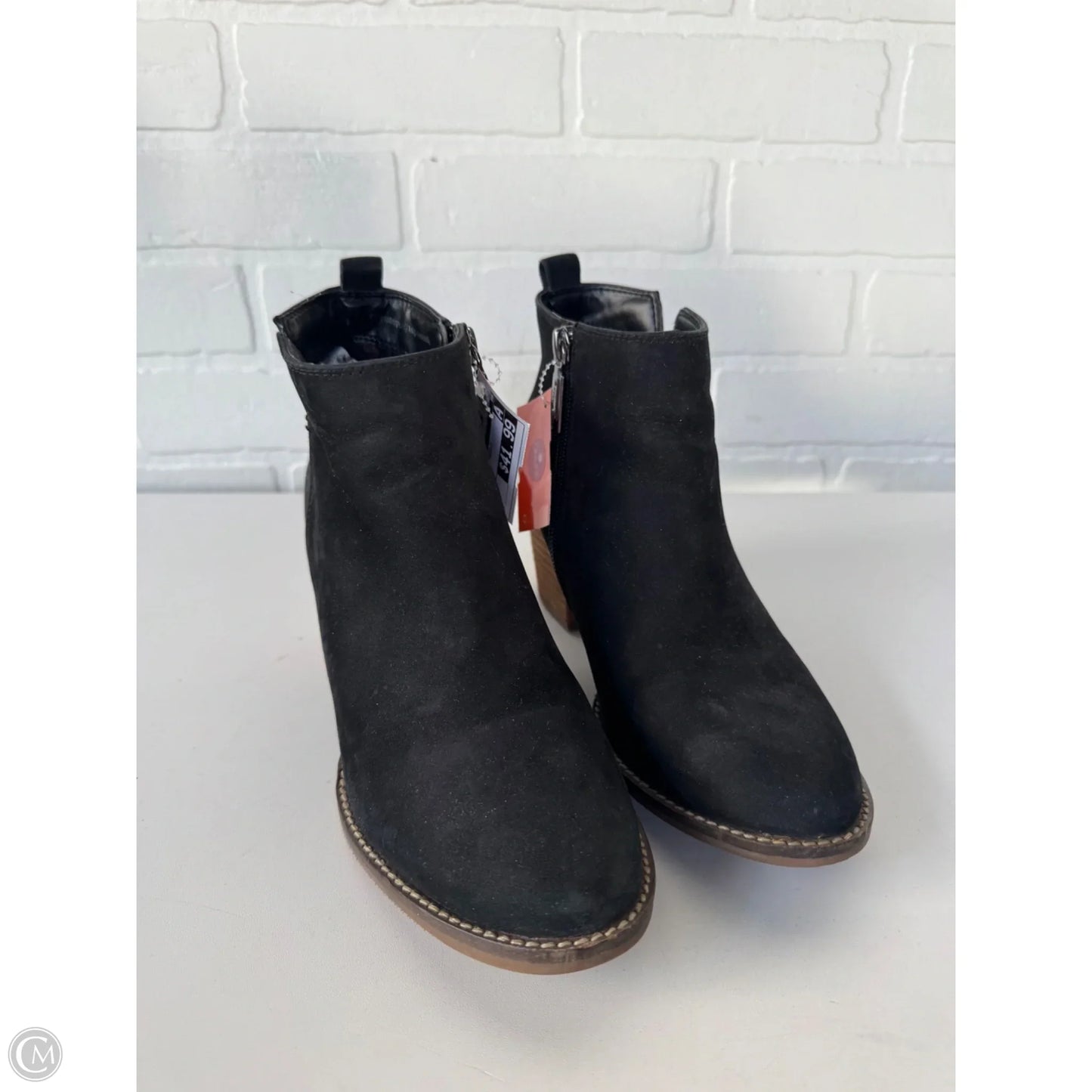 Boots Ankle Heels By Blondo In Black, Size: 7