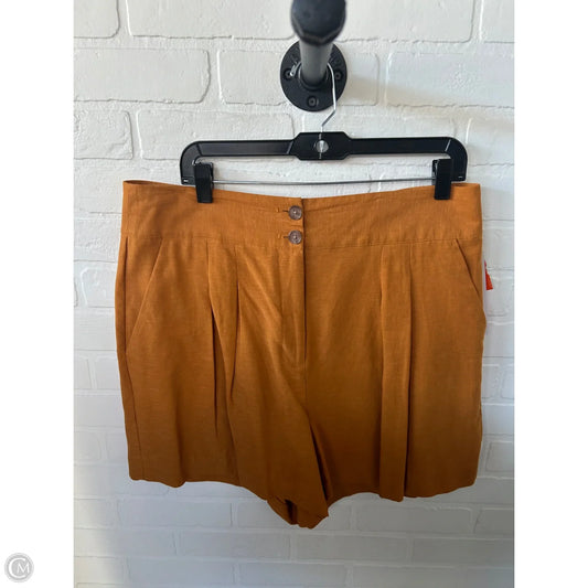 Shorts By Worthington In Orange, Size: 16