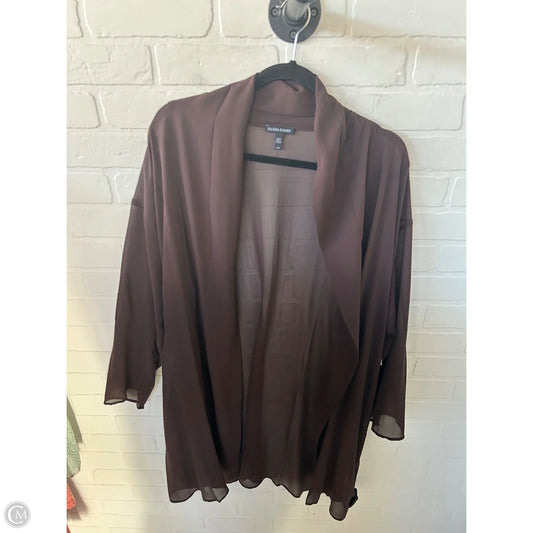 Cardigan By Eileen Fisher In Brown, Size: L