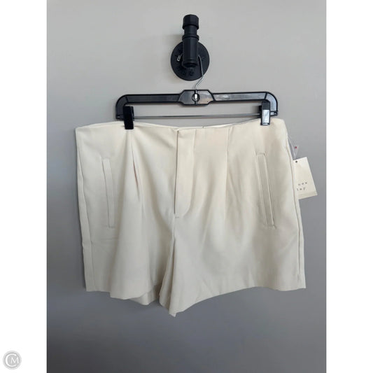 Shorts By A New Day In Cream, Size: 14