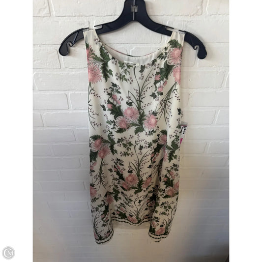 Dress Casual Short By Max Studio In Green & Tan, Size: L