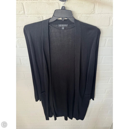 Sweater Cardigan By Inc In Black, Size: M