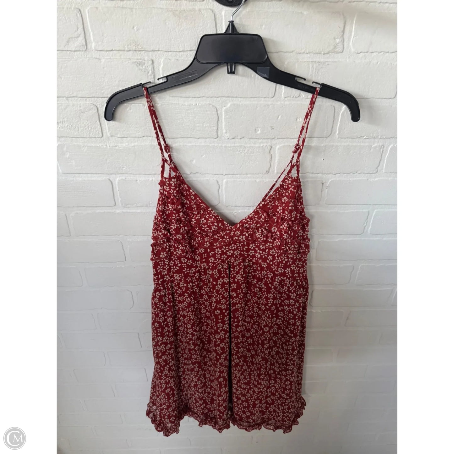 Dress Casual Short By Clothes Mentor In Red & Tan, Size: Xl