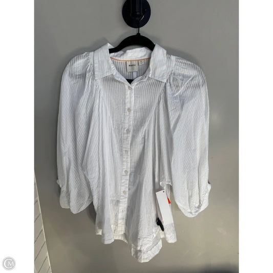 Top 3/4 Sleeve By Maeve In White, Size: Xs