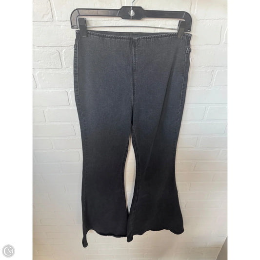 Jeans Flared By Forever 21 In Black Denim, Size: 8