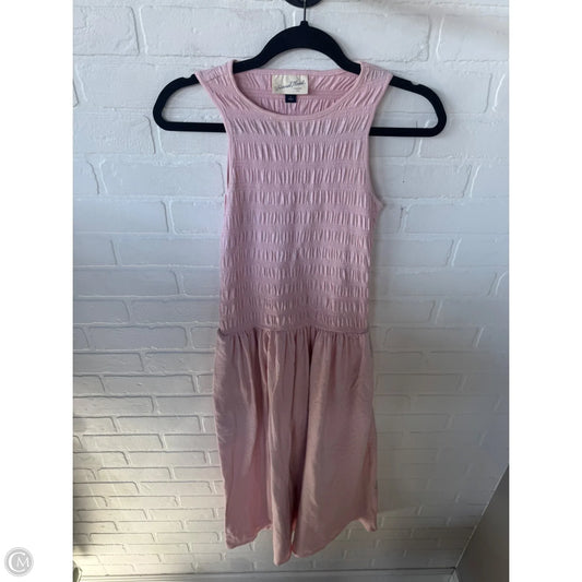Dress Casual Midi By Universal Thread In Pink, Size: S