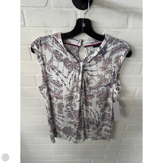 Top Sleeveless By Tommy Hilfiger In Blue & Pink, Size: L