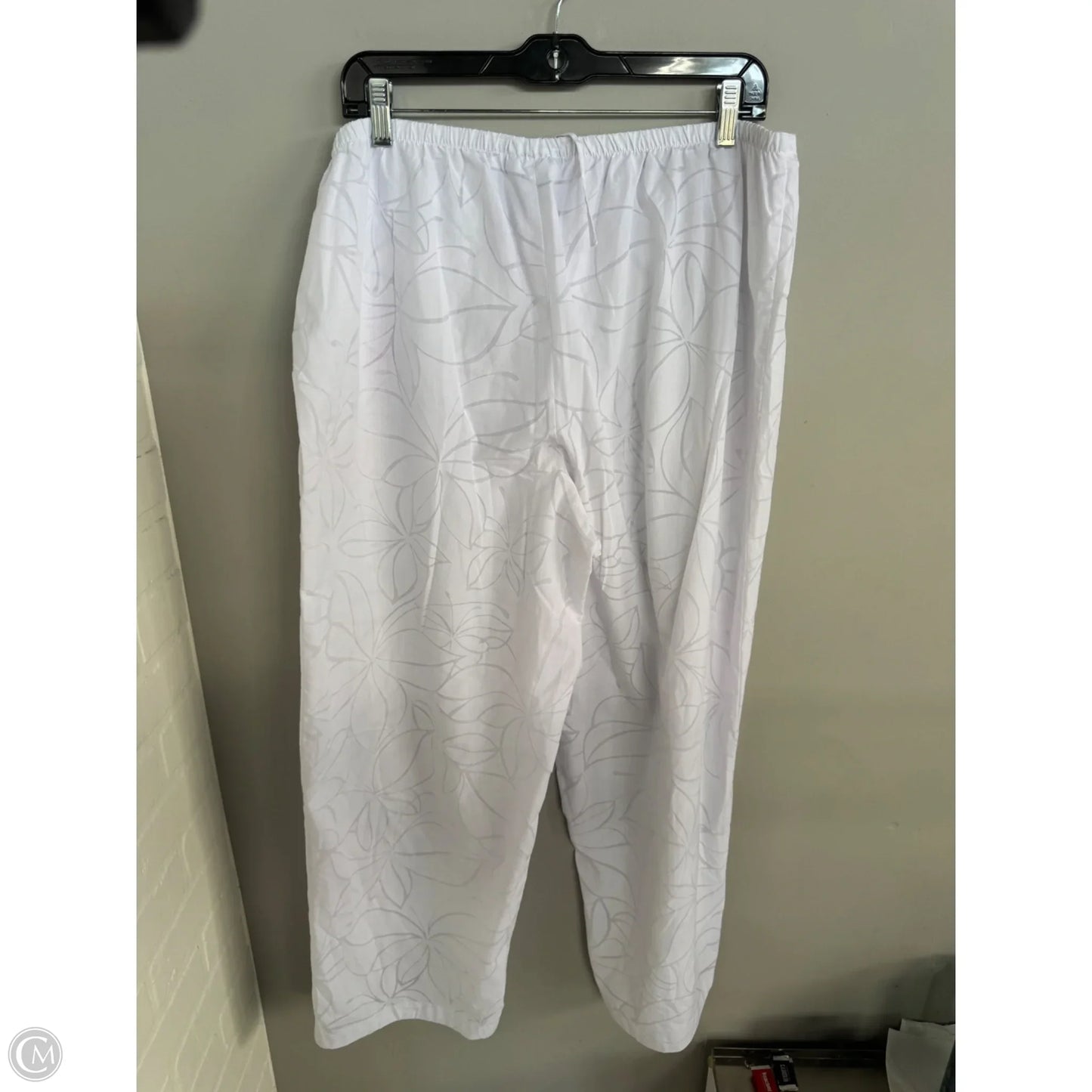 Pajama Pants By Alfani In White, Size: Xl