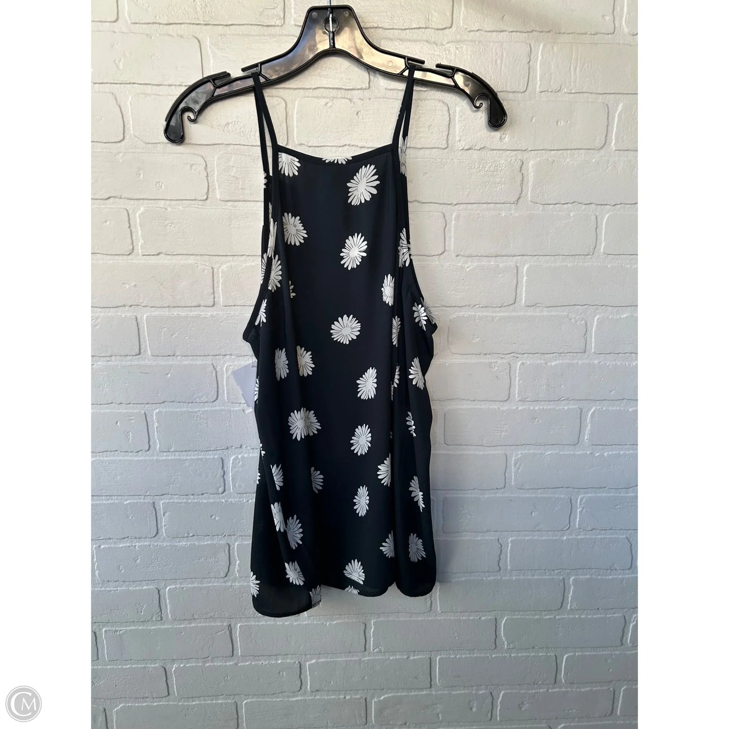 Top Sleeveless By Cabi In Blue & White, Size: M