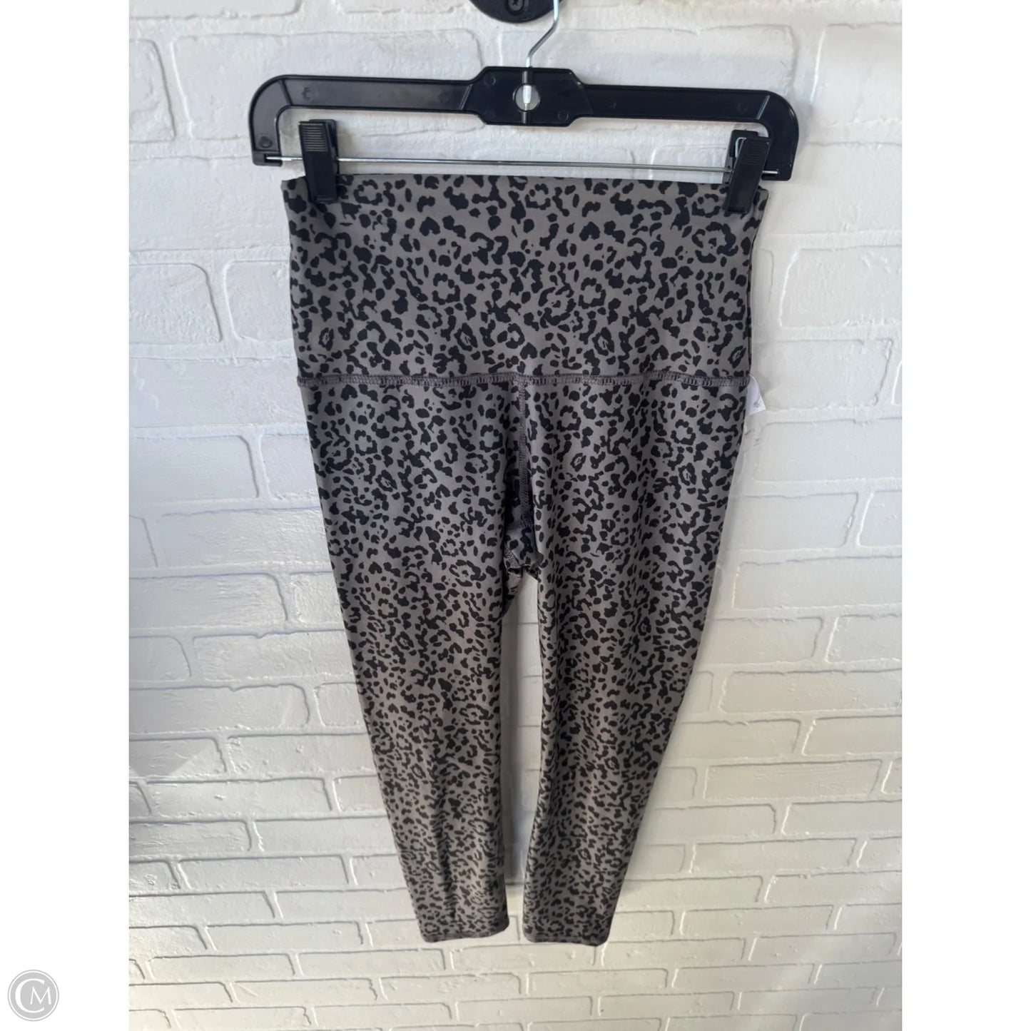 Athletic Leggings By Evolution In Black & Grey, Size: 4