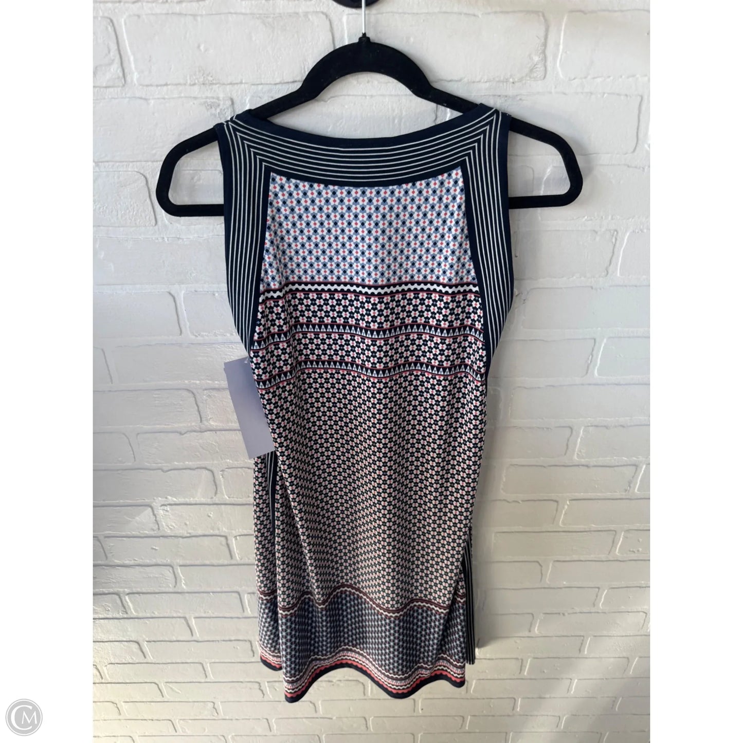 Dress Casual Short By Max Studio In Blue & White, Size: Xs