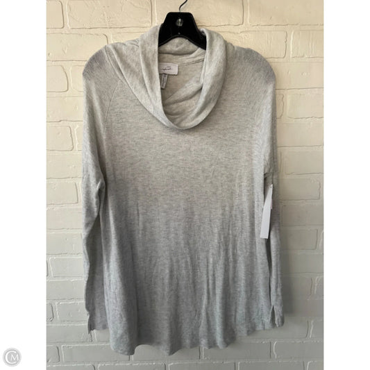 Top Long Sleeve By Soma In Grey, Size: L