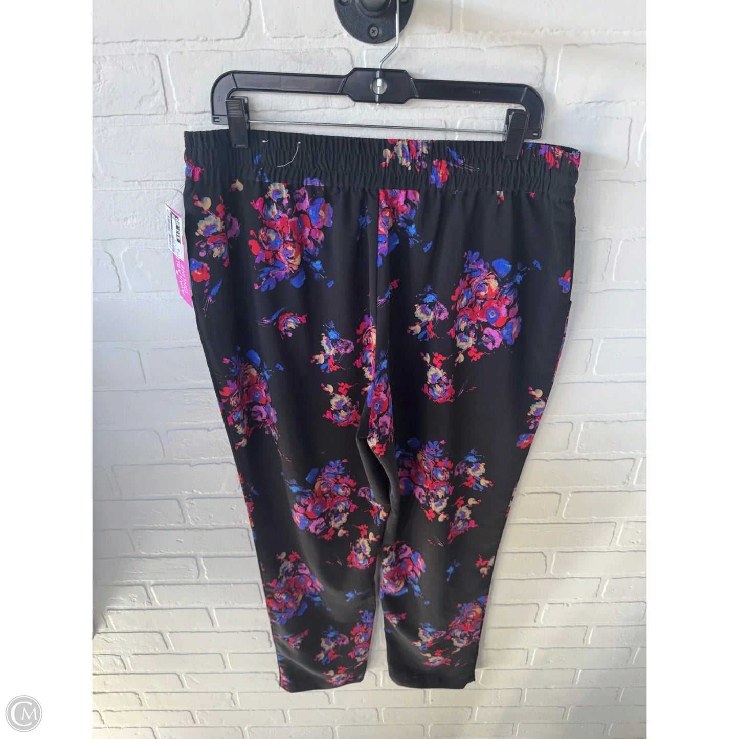 Pants Joggers By Coldwater Creek In Black & Blue, Size: 16