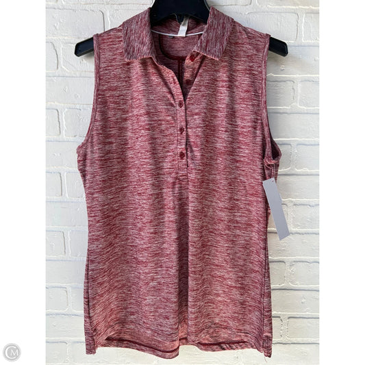 Athletic Tank Top By Under Armour In Red, Size: L