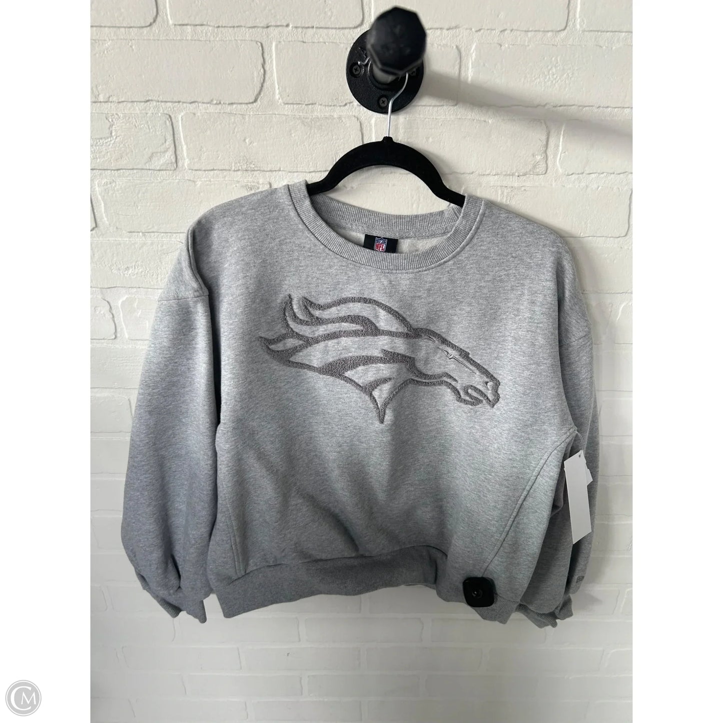 Sweatshirt Crewneck By Nfl In Grey, Size: Xl