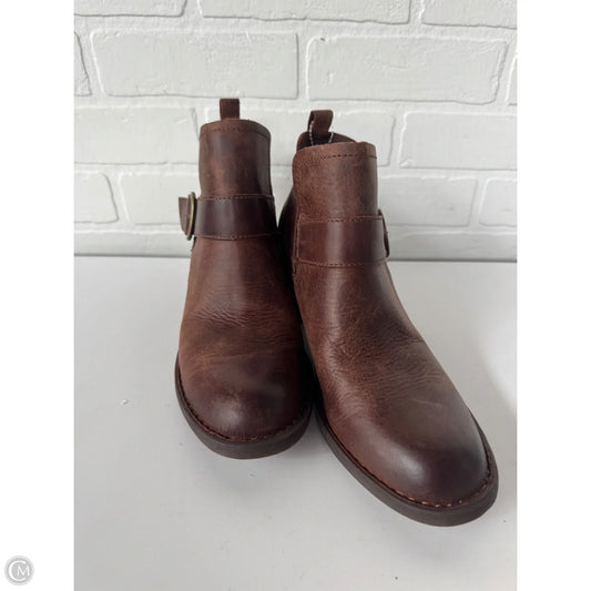 Boots Ankle Heels By Born In Brown, Size: 8